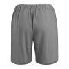 Casual Cotton Cargo Pants Gym Sweatpants Bunt 3D Drucke Lang Leicht Sommerhose Lssig Urlaubhose Rangerhose mit Taschen Slim Fit Stretch Athletic Hiking Pants Elastic-Waist Drawstring Pants Gray view 3