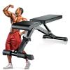 RIEJIN Commercial Adjustable Bench, Professional Weight Bench, Incline Flat Decline Sit Up Bench,Dumbbell Stool for Strength Training view 1
