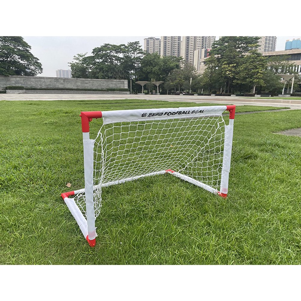 Portable Soccer Goal, A Backyard Pop-up Soccer Goal Net with Portable Tote Bag, Soccer Goal Target for Ages 6-10, Arcos De Futbol, Easy to Assemble, Complete with Ground Nails (S(3 Feet W2 Feet H))