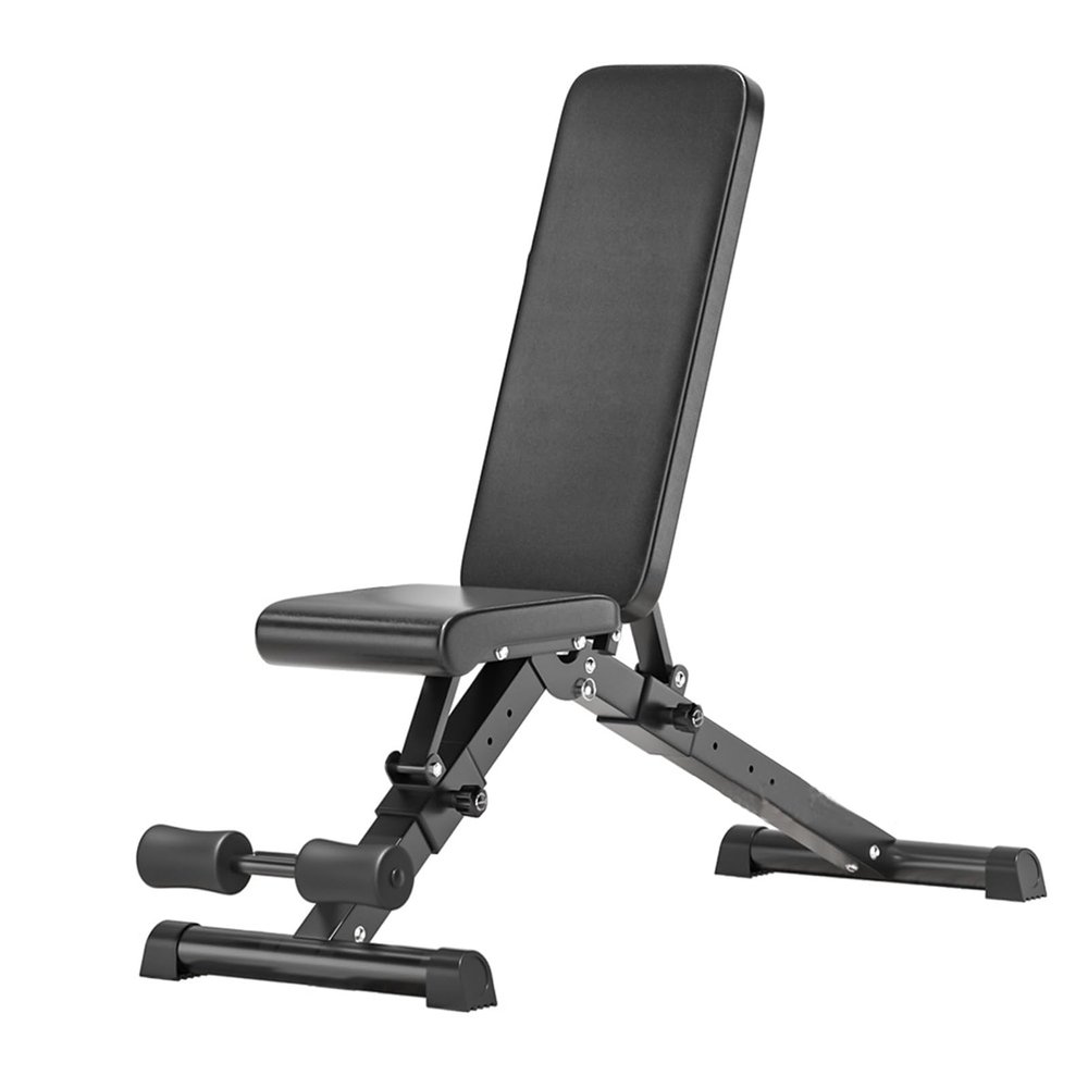 RIEJIN Weight Bench, Adjustable Strength Training Benches for Home Gym and Full Body Workout with Fast Folding/Incline/Bench Press