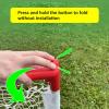 Portable Soccer Goal, A Backyard Pop-up Soccer Goal Net with Portable Tote Bag, Soccer Goal Target for Ages 6-10, Arcos De Futbol, Easy to Assemble, Complete with Ground Nails (M(4 Feet W3 Feet H)) view 2