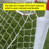 Portable Soccer Goal, A Backyard Pop-up Soccer Goal Net with Portable Tote Bag, Soccer Goal Target for Ages 6-10, Arcos De Futbol, Easy to Assemble, Complete with Ground Nails (M(4 Feet W3 Feet H)) view 3