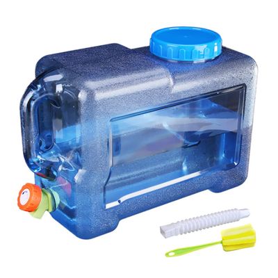 Orgonite 12L Portable Water Container with Faucet, BPA Free, Reusable, Durable, Waterproof, Easy to Clean, Suitable for Camping, Hiking, Emergency Water Storage