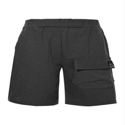 Linjinx Kids Boys Cargo Shorts Elastic Waist Athletic Short with Pocket Outdoor Camping Hiking Shorts Black 5-6 Years
