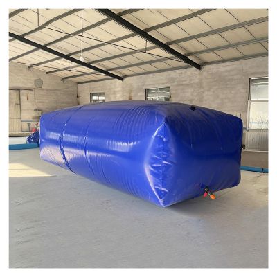 Large-Capacity Outdoor Water Storage Container Bucket, Portable Vehicle Transport Emergency Water Storage Tank, Foldable Soft Water Bag for Agriculture/Garden Garde Watering(190L/50Gal/1x0.7x0.27 m)