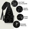bisibuy Constellation Sling Bag for Women Men Crossbody Sling Backpack Shoulder Bag Chest Bag Daypack for Travel Hiking Outdoor view 3