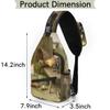 bisibuy Farm Chicken Rabbit Sling Bag for Women Men Crossbody Sling Backpack Shoulder Bag Chest Bag Daypack for Travel Hiking Outdoor view 2