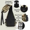 bisibuy Farm Chicken Rabbit Sling Bag for Women Men Crossbody Sling Backpack Shoulder Bag Chest Bag Daypack for Travel Hiking Outdoor view 4