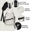 bisibuy Birds On Tree Branch Sling Bag for Women Men Crossbody Sling Backpack Shoulder Bag Chest Bag Daypack for Travel Hiking Outdoor view 3