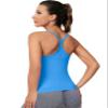 MathCat Workout Tank Tops for Women with Built in Bra, Sleeveless Gym Tops Seamless Racerback Athletic Yoga Shirts view 2