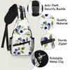 bisibuy Berries Sling Bag for Women Men Crossbody Sling Backpack Shoulder Bag Chest Bag Daypack for Travel Hiking Outdoor view 3