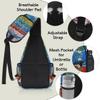 bisibuy Four Color Flower Sling Bag for Women Men Crossbody Sling Backpack Shoulder Bag Chest Bag Daypack for Travel Hiking Outdoor view 4