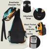 bisibuy Art Painting Phoenix Sling Bag for Women Men Crossbody Sling Backpack Shoulder Bag Chest Bag Daypack for Travel Hiking Outdoor view 4