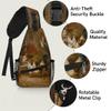 bisibuy Farm Rooster Farmhouse Hens Sling Bag for Women Men Crossbody Sling Backpack Shoulder Bag Chest Bag Daypack for Travel Hiking Outdoor view 3