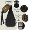 bisibuy Farm Rooster Farmhouse Hens Sling Bag for Women Men Crossbody Sling Backpack Shoulder Bag Chest Bag Daypack for Travel Hiking Outdoor view 4