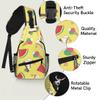 bisibuy Ice Cream Watermelon Roller Skates Sling Bag for Women Men Crossbody Sling Backpack Shoulder Bag Chest Bag Daypack for Travel Hiking Outdoor view 3