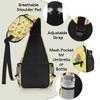 bisibuy Ice Cream Watermelon Roller Skates Sling Bag for Women Men Crossbody Sling Backpack Shoulder Bag Chest Bag Daypack for Travel Hiking Outdoor view 4