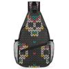 bisibuy Ethnic Sugar Skull Sling Bag for Women Men Crossbody Sling Backpack Shoulder Bag Chest Bag Daypack for Travel Hiking Outdoor view 1