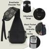 bisibuy Ethnic Sugar Skull Sling Bag for Women Men Crossbody Sling Backpack Shoulder Bag Chest Bag Daypack for Travel Hiking Outdoor view 4