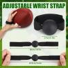 TOBWOLF 4PCS American Football Catching Trainer Band, Rugby Football Catching Receiver Trainers, Football Receiving Training, Volleyball Catching Training Hand Strap Beginner Practice Fingertip view 2