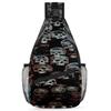 bisibuy Skeleton Head Sling Bag for Women Men Crossbody Sling Backpack Shoulder Bag Chest Bag Daypack for Travel Hiking Outdoor view 1