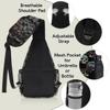 bisibuy Skeleton Head Sling Bag for Women Men Crossbody Sling Backpack Shoulder Bag Chest Bag Daypack for Travel Hiking Outdoor view 4