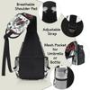 bisibuy Skeleton Finger Heart Sling Bag for Women Men Crossbody Sling Backpack Shoulder Bag Chest Bag Daypack for Travel Hiking Outdoor view 4