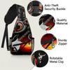 bisibuy Musical Music Guitar Sling Bag for Women Men Crossbody Sling Backpack Shoulder Bag Chest Bag Daypack for Travel Hiking Outdoor view 3