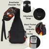 bisibuy Musical Music Guitar Sling Bag for Women Men Crossbody Sling Backpack Shoulder Bag Chest Bag Daypack for Travel Hiking Outdoor view 4