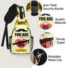 bisibuy Father's Day Mustache Sling Bag for Women Men Crossbody Sling Backpack Shoulder Bag Chest Bag Daypack for Travel Hiking Outdoor view 3