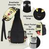 bisibuy Father's Day Mustache Sling Bag for Women Men Crossbody Sling Backpack Shoulder Bag Chest Bag Daypack for Travel Hiking Outdoor view 4