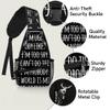 bisibuy Motivational Quotation Sling Bag for Women Men Crossbody Sling Backpack Shoulder Bag Chest Bag Daypack for Travel Hiking Outdoor view 3