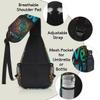 bisibuy Colourful I Love You Desgn Sling Bag for Women Men Crossbody Sling Backpack Shoulder Bag Chest Bag Daypack for Travel Hiking Outdoor view 4