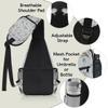 bisibuy Flower Bird Branch Pattern Sling Bag for Women Men Crossbody Sling Backpack Shoulder Bag Chest Bag Daypack for Travel Hiking Outdoor view 4