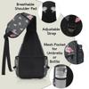 bisibuy Flamingo Dotted Pattern Sling Bag for Women Men Crossbody Sling Backpack Shoulder Bag Chest Bag Daypack for Travel Hiking Outdoor view 4