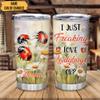 Hyturtle Personalized Gifts LadyBug Lover - I Just Freaking Love Ladybugs Customized Name Stainless Steel Tumbler 20 oz With Lid - Idea Cute Animals Lover Gifts For Women, Girl On Birthday, Christmas view 2