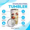 Hyturtle Personalized Gifts LadyBug Lover - I Just Freaking Love Ladybugs Customized Name Stainless Steel Tumbler 20 oz With Lid - Idea Cute Animals Lover Gifts For Women, Girl On Birthday, Christmas view 4