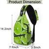 bisibuy Limes Sling Bag for Women Men Crossbody Sling Backpack Shoulder Bag Chest Bag Daypack for Travel Hiking Outdoor view 2