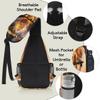 bisibuy Skeleton Firelight Sling Bag for Women Men Crossbody Sling Backpack Shoulder Bag Chest Bag Daypack for Travel Hiking Outdoor view 4