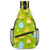 bisibuy Easter Cute Chickens Sling Bag for Women Men Crossbody Sling Backpack Shoulder Bag Chest Bag Daypack for Travel Hiking Outdoor view 1
