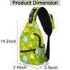 bisibuy Easter Cute Chickens Sling Bag for Women Men Crossbody Sling Backpack Shoulder Bag Chest Bag Daypack for Travel Hiking Outdoor view 2