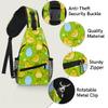bisibuy Easter Cute Chickens Sling Bag for Women Men Crossbody Sling Backpack Shoulder Bag Chest Bag Daypack for Travel Hiking Outdoor view 3