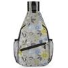 bisibuy Bohemian Floral Sling Bag for Women Men Crossbody Sling Backpack Shoulder Bag Chest Bag Daypack for Travel Hiking Outdoor view 1