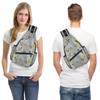 bisibuy Bohemian Floral Sling Bag for Women Men Crossbody Sling Backpack Shoulder Bag Chest Bag Daypack for Travel Hiking Outdoor view 2