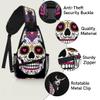 bisibuy Mexican Sugar Skull Sling Bag for Women Men Crossbody Sling Backpack Shoulder Bag Chest Bag Daypack for Travel Hiking Outdoor view 3