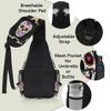 bisibuy Mexican Sugar Skull Sling Bag for Women Men Crossbody Sling Backpack Shoulder Bag Chest Bag Daypack for Travel Hiking Outdoor view 4