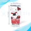 Hyturtle Personalized Gifts LadyBug Lover - Ladybugs Printed Customized Name Stainless Steel Tumbler 20 oz With Lid - Idea Cute Animals Lover Gifts For Women, Girl On Birthday, Christmas view 4
