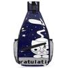 bisibuy Congratulations Sling Bag for Women Men Crossbody Sling Backpack Shoulder Bag Chest Bag Daypack for Travel Hiking Outdoor view 1