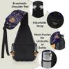 bisibuy Guitar Music Sling Bag for Women Men Crossbody Sling Backpack Shoulder Bag Chest Bag Daypack for Travel Hiking Outdoor view 4