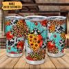 Hyturtle Personalized Gifts LadyBug Lover - Ladybugs Printed Customized Name Stainless Steel Tumbler 20 oz With Lid - Idea Cute Animals Lover Gifts For Women, Girl On Birthday, Christmas view 2